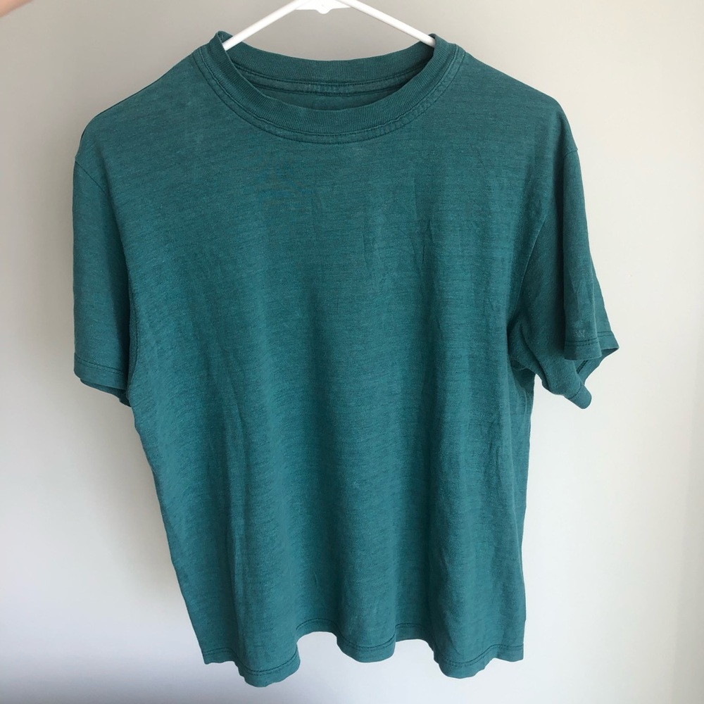 Teal Boxy Tee - Small